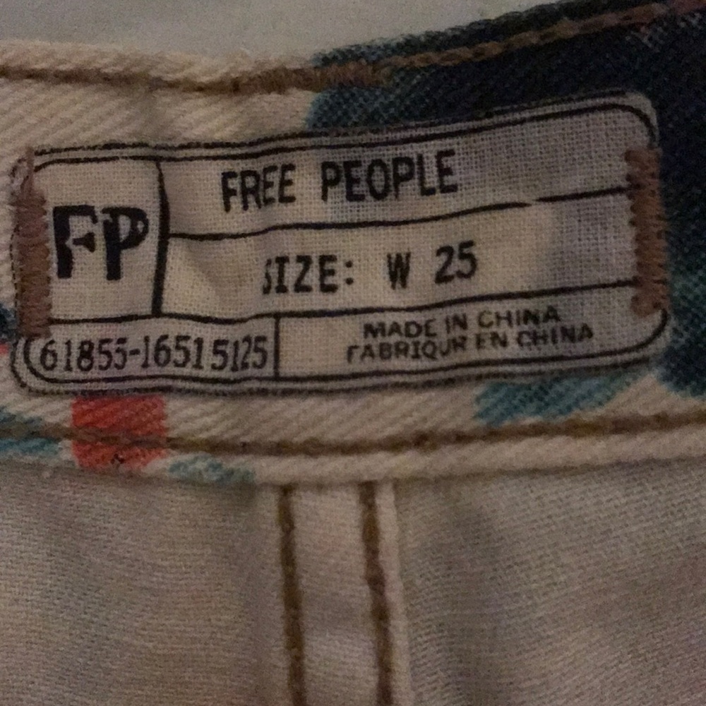 Free People high waist short size 25